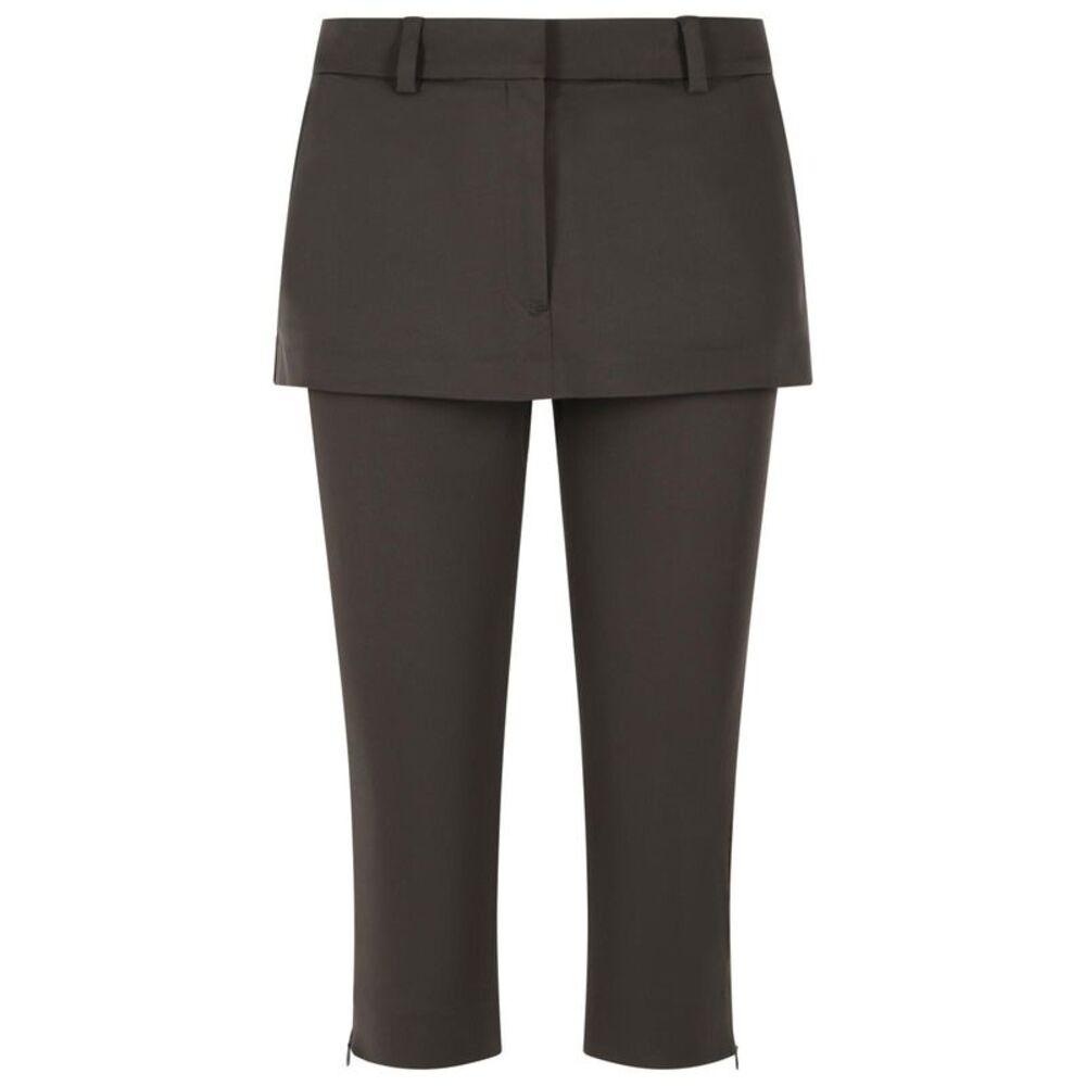 Acne Studios Brown Cotton Trousers Women